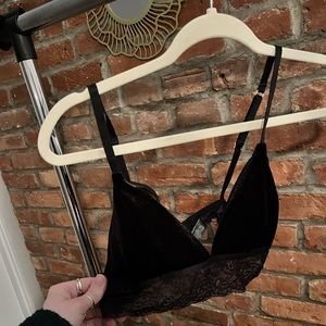A size small black bralette from Urban Outfitters